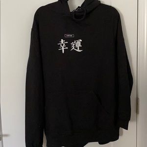 Large sweater hoodie